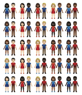 Guidance Images, Inter-skintone Couple Emoji