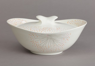 Covered Dish from "Hallcraft Tomorrow's Classic" Service (Dawn Pattern) Dish