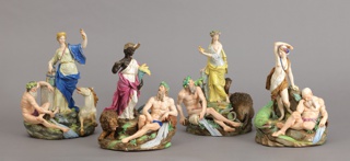 Allegorical Figural Groups of the "Four Continents" Figures