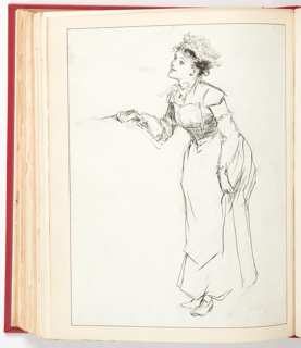 Ephemera, Sketch for Flap Jacks, Illustration for Harper's Weekly (XXXVI, No. 1878, December 17, 1892, p. 1217)