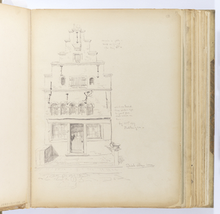 Album Page, Dutch Village House, Enkhuizen