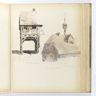 Album Page, Black Forest Sketches, Gaggenau