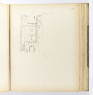 Album Page, City Gate, Basel