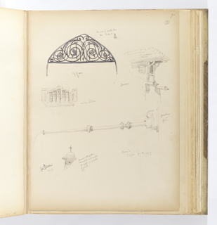 Album Page, Architectural Details, Basel