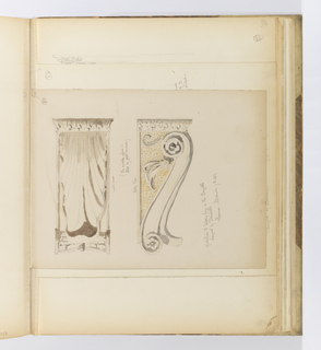Album Page, Modillion from the Bargello, Florence