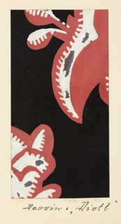 Drawing, Textile Design: Distl [sic] (Thistle)