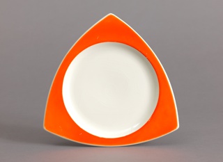 Plate from the Tricorne Series, Mandarin Pattern Plate