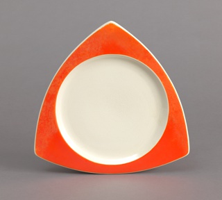 Plate from the Tricorne Series, Mandarin Pattern Plate