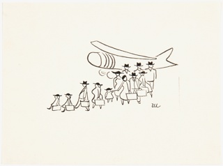 Drawing, Design for a Spot for The New Yorker