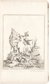 Bound Volume, Frontispiece for Book 4, in Eight books of Ornament