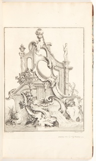 Bound Volume, Frontispiece for Book 4, in Eight books of Ornament