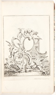 Bound Volume, Frontispiece for Book 4, in Eight books of Ornament