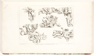 Bound Volume, Frontispiece for Book 4, in Eight books of Ornament