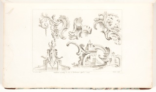 Bound Volume, Frontispiece for Book 4, in Eight books of Ornament