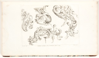 Bound Volume, Frontispiece for Book 4, in Eight books of Ornament