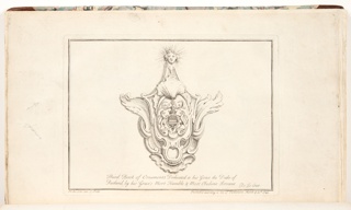 Bound Volume, Frontispiece for Book 4, in Eight books of Ornament