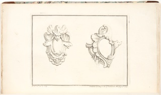 Bound Volume, Frontispiece for Book 4, in Eight books of Ornament