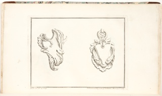 Bound Volume, Frontispiece for Book 4, in Eight books of Ornament