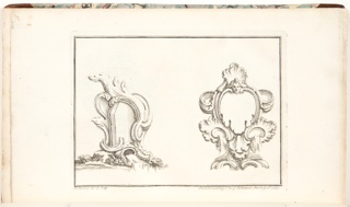 Bound Volume, Frontispiece for Book 4, in Eight books of Ornament