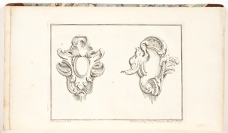 Bound Volume, Frontispiece for Book 4, in Eight books of Ornament