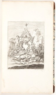 Bound Volume, Frontispiece for Book 4, in Eight books of Ornament