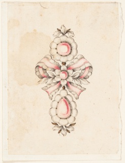 Drawing, Design for a brooch