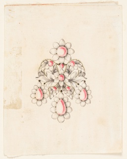 Drawing, Design for a brooch
