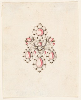 Drawing, Design for a brooch