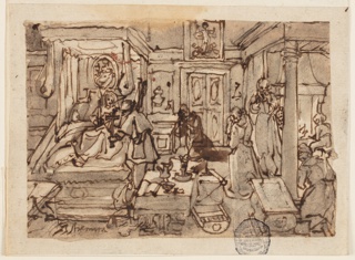 Drawing, Extreme Unction