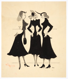 Drawing, Design for a Spot for The New Yorker