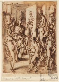 Drawing, Zeuxis painting Helen