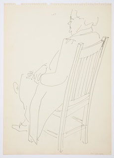 Drawing, Seated Woman