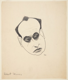 Drawing, Robert Moses