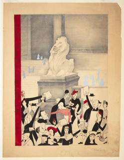 Drawing, Design for a Cover of The New Yorker