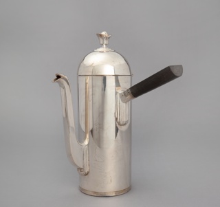 Coffeepot with Domed Lid and Ebony Handle Coffeepot