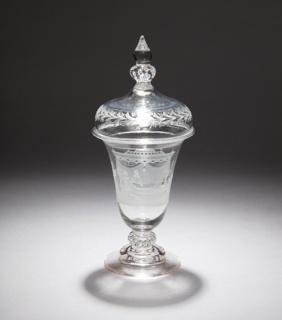 Pair of Covered Confinement Cups Drinking Glasses And Covers