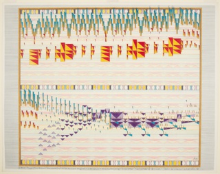 Drawing, Study 140A, "The Magic Fire-Scene," from Die Walküre by Richard Wagner