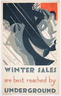Poster, Winter Sales Are Best Reached by Underground