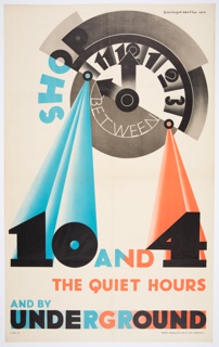 Poster, Shop between 10 and 4, The Quiet Hours