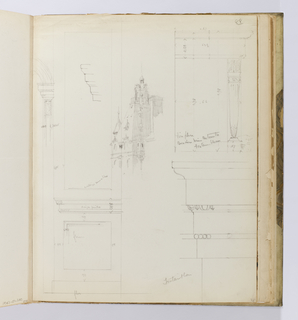 Album Page, Sketches from Fontainebleau