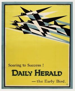 Poster, Soaring to Success! Daily Herald-the Early Bird