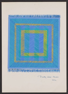 Drawing, Design for a Blanket