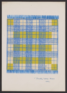 Drawing, Design for a Blanket