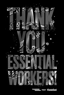 Digital Poster, Thank You Essential Workers!