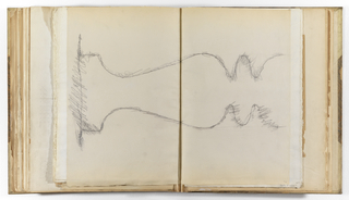 Album Page, Traced Profile of Baluster from Loggia at Château Blois, France