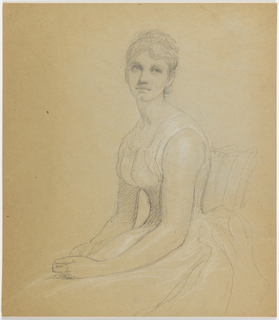 Drawing, Sketch for Portrait of a Woman