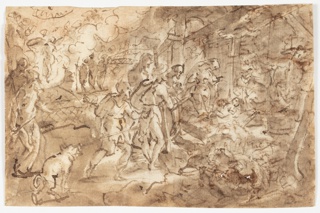 Drawing, Adoration of the Shepherds