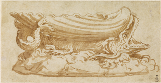 Drawing, Design for a Saltcellar
