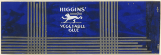 Drawing, Product Label for Higgins Vegetable Glue