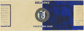 Drawing, Product Label for Higgins' Vegetable Glue